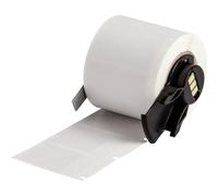 Brady M6-31-427 etichetta per stampante Trasparente, Bianco Etichetta per stampante autoadesiva (Self-laminating Vinyl Labels - for M611, M610 and M710)