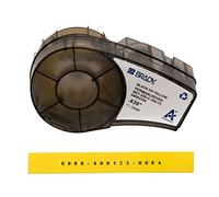 Guaina Termorestringente Permasleeve per Etichettatrice, 11.15mm x 11.2mm x 2.10m, Nero Su Giallo