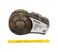 Brady Nastro Etichettante PermaSleeve Termorestringente per M210 e M211 - Etichettatura Elettrica e Marcatura Cavi - Nero su Giallo (6,00 mm x 2,10 m) - M21-125-C-342-YL