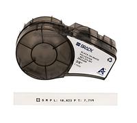 Brady Nastro in Poliestere per Stampanti di Etichette M210 & M211 - Etichette da laboratorio criogeniche autolaminanti - Nero su bianco (9,53 mm x 6,40 m) - M21-375-461-AW