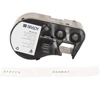 Brady Nastro in Poliestere per Stampanti di Etichette M410, M510 & M511 - Etichette da laboratorio criogeniche autolaminanti - Nero su bianco (66.68 mm x 15.24 mm) - M4-86-461