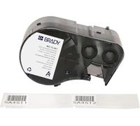Brady Nastro in Poliestere per Stampanti di Etichette M510 & M511 - Etichette da laboratorio criogeniche autolaminanti - Nero su bianco (66.68 mm x 25.40 mm) - M5-75-461
