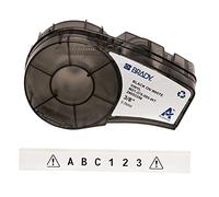 Brady Nastro in vinile per stampanti M211/M210 M21-375-595-WT – Nero su bianco 9,53mm x 6,40m