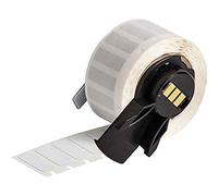 Brady PTL-10-718 B-718 - Etichetta statica in poliimmide, lucida, 6 mm di altezza x 1,8 cm di larghezza, bianco, 750 per rotolo (confezione da 750)