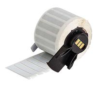 Brady PTL-25-717 B-717 - Etichetta lucida, dissipativa statica in poliimmide, 0,250" H x 1,250" W, bianco, 750/rotolo (confezione da 750)