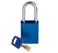 Brady SafeKey Lucchetto di blocco alluminio blu 3,8 cm acciaio Shkl