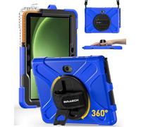 BRAECN Custodia per Samsung Galaxy Tab Active 5Pro 2025/Active 4Pro 2022 / Active Pro 2019 10,1 pollici, robusta custodia protettiva resistente con cavalletto girevole a 360° e cinghia da polso porta