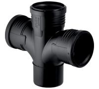 Diramazione con uscita angolare 87,5° d110 Geberit Silent-PP (390566141)