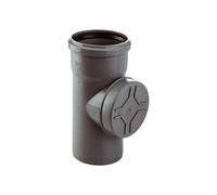 BRAGA DI ISPEZIONE A INNESTO CON TAPPO A VITE HTRE Ø125 mm
