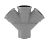 Braga doppia 67 gradi 30' in PP Valsir PP3 a innesto D110/110mm VS0506013