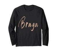 Braga Portogallo Design Elegante Vintage Maglia a Manica