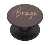 Braga Portogallo Design elegante vintage PopSockets PopGrip Adesivo