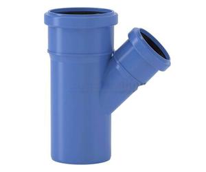 Braga ridotta 45 gradi in PP Valsir Triplus a innesto D 110/50 mm VS0650593