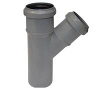 Braga ridotta per scarico 45 gradi in PP Valsir PP3 a innesto D40/32mm VS0510001