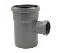 Braga ridotta per scarico 87 gradi 30' in PP Valsir PP3 a innesto D75/50mm VS0510023