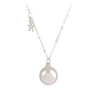 BRAGAGNOLO ARGENTI Srl ARGENTOE' COLLANA CON CAMPANELLO CHIAMA ANGELI BOLA MESSICANA RODIATA CON BIMBO 100 CM