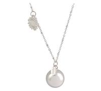 BRAGAGNOLO ARGENTI Srl ARGENTOE' COLLANA CON CAMPANELLO CHIAMA ANGELI BOLA MESSICANA RODIATA CON SOLE 100 CM