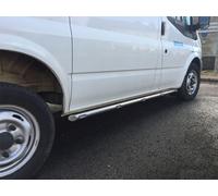Bragan 2x Barre Laterali Cromate + LED Ambra Per Ford Transit MK7 SWB 2007-2014