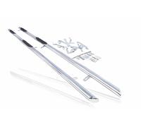 Bragan 3" Cromate Stainless Side Bars + 4 Step Pads Fiat Ducato LWB 2007+