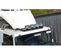 Bragan™ Barra Luce Tetto Nera Per Peugeot Boxer 2014+ Con Staffe 4 E Faretti 4