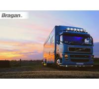 Bragan™ Barra Luci Tetto BLACK Con LED Per Volvo FMX 2013-2021 Day Cab