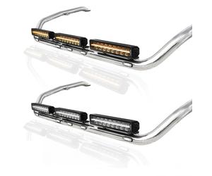 Bragan™ Barre Luci Tetto Con LED Per Freightliner New Cascadia, Chrome 63mm