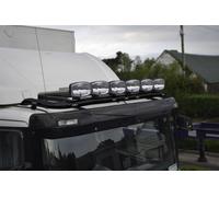 Bragan™ Barre Tetto Con LED Lampi x4 Beacons x2 Per Scania 4 Serie, Nero