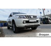 Bragan Black Doppia Spoiler Bar Acciaio Inox per Mitsubishi L200 2015-2019 4x4