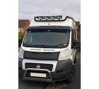 Bragan Black Stainless Portapacchi Tetto + LED Per Fiat Ducato 2007-2014