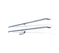Bragan™ Chrome Stainless Roof Rails Per Ford Transit Custom 2023+