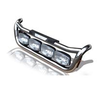 Bragan™ Griglia + Pedana Laterale + LED Per Renault T Range 1350mm Acciaio Inox