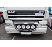 Bragan™ Grill Light Bar A + Lampada Spot Rotonda x4 Per Foden Alpha Anni