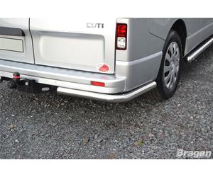 Bragan Rear Corner Bars Per Fiat Talento 2016+ Acciaio SUS 304 Cromato