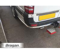 Bragan Rear Corner Bars Volkswagen Crafter 2017+ In Acciaio Inox SUS 304