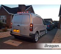 Bragan Rear Roof Bar + 5 LED Multi Funzione Per Citroen Berlingo 2008-2016 Inox