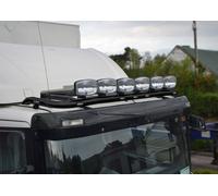 Bragan™ Roof Bar Con LED, Luci Gialle Amber Per DAF XF 95 Space Cab Nero