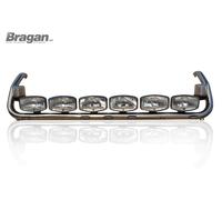 Bragan Roof Bar Con LED Per Scania P G R Pre 2009 Topline, Chrome 63mm