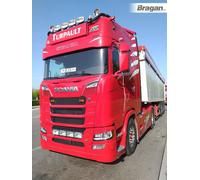 Bragan Roof Bar Nero Con LED E Beacon Per Scania New Gen R & S 2017+ High Cab