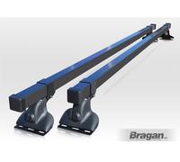 Bragan™ Roof Rack 2 Barre Sistema Per Vauxhall Opel Combo 2019+ Nero