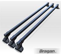 Bragan Roof Rack 3 Barre Per Universal Big Van - BLACK