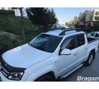 Bragan Set 2 Barre Styling In Alluminio Lucidato Per Volkswagen Amarok 2016-2023