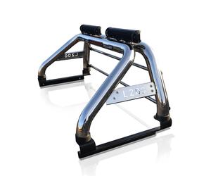 Bragan Sport Roll Bar Con Luci LED E Luce Stop LED Per Mitsubishi L200 2019-2023