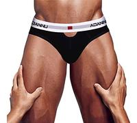 Bragas sexis a la para Hombre, Calzoncillos Cortos, Ropa Interior y transpirable, Calzoncillos, Calzoncillos cómodos Mutande Larghi Nero L