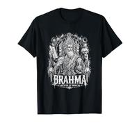 Brahma Creatore della Mitologia Indù Cosmica Mondi Maglietta
