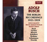 Brahms/ Corelli/ Bach/ Serkin/ Busch Quartet - Berlin Recordings 1921-29 (2 CD)