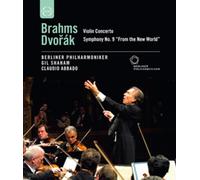 Brahms/Dvorak: Violin Concerto/Symphony No.9 (Abbado) (Blu-ray) Gil Shaham