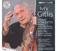 Brahms/ Gitlis/ Stuttgart Radio Symphony Orch - Iivry Gitlis - Concertos & Recital (2 CD)