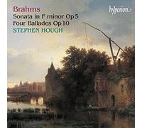 Johannes Brahms – Sonata in fa minore Op. 5 e Quattro Ballate Op. 10 – CD – Hyperion