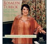 Brahms, J. S. Bach, Mendelssohn E Schubert - Rosalyn Tureck Live At The Colon