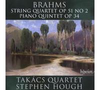 Johannes Brahms – Quartetto d'archi Op.51 n.2; Quintetto per pianoforte Op.34 – CD – Hyperion